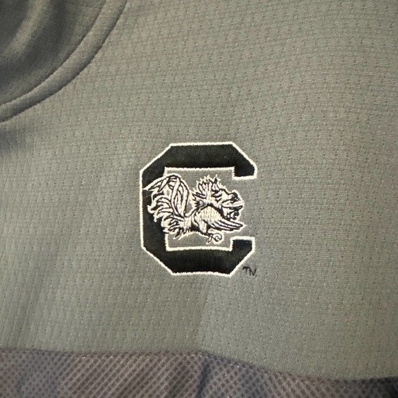 Under Armour Univ of SC Capital One Bowl Grey Full Zip Fleece Lined Jacket Large - Picture 2 of 11